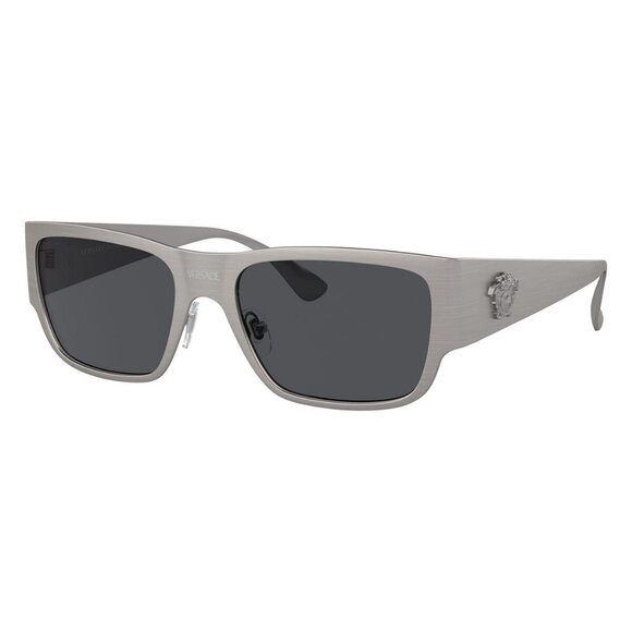 New VERSACE Grey Square VE2262 126287 Sunglasses Women - Picture 1 of 6